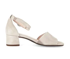 Sandal met riempjes beige