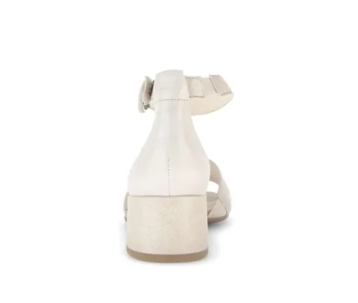 Sandal met riempjes beige