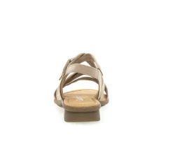 Sandal met riempjes beige