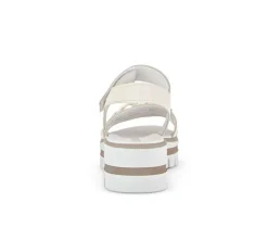 Sandal met riempjes beige