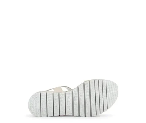 Sandal met riempjes beige