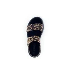 Sandal met riempjes beige