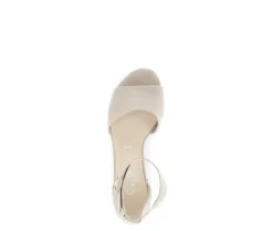 Sandal met riempjes beige