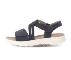 Sandal met riempjes blauw