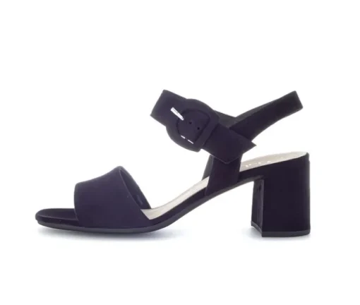 Sandal met riempjes blauw