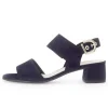 Sandal met riempjes blauw
