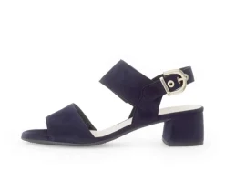 Sandal met riempjes blauw