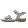 Sandal met riempjes blauw