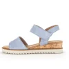 Sandal met riempjes blauw