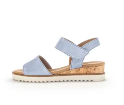 Sandal met riempjes blauw