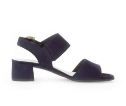 Sandal met riempjes blauw