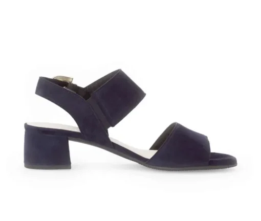 Sandal met riempjes blauw