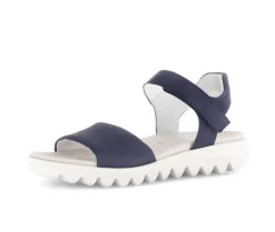 Sandal met riempjes blauw