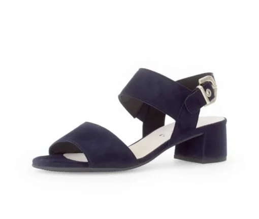 Sandal met riempjes blauw