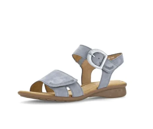 Sandal met riempjes blauw