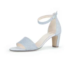Sandal met riempjes blauw