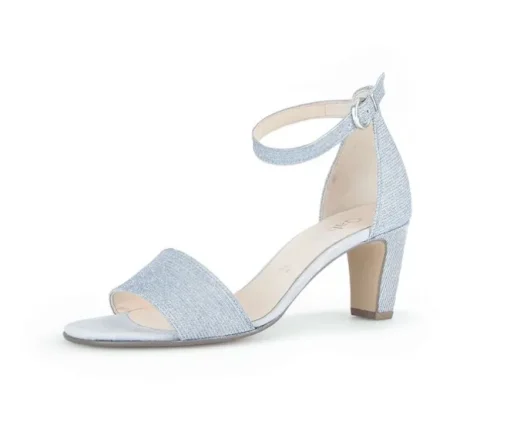 Sandal met riempjes blauw