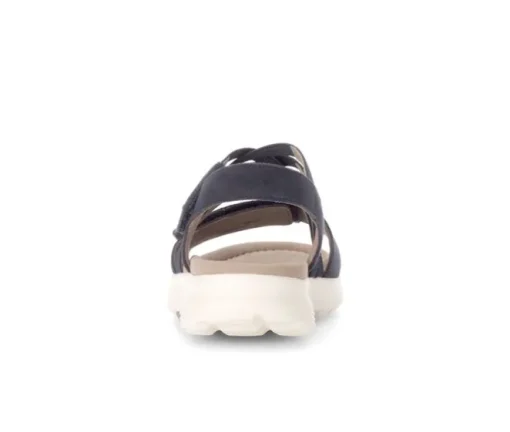 Sandal met riempjes blauw