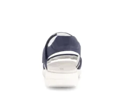 Sandal met riempjes blauw
