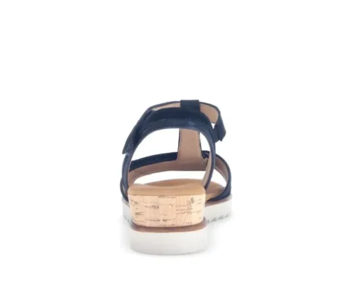 Sandal met riempjes blauw