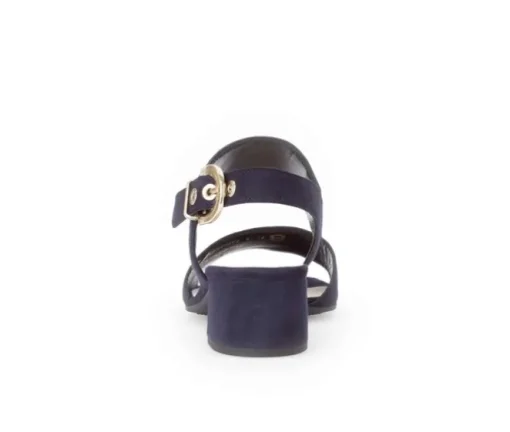 Sandal met riempjes blauw