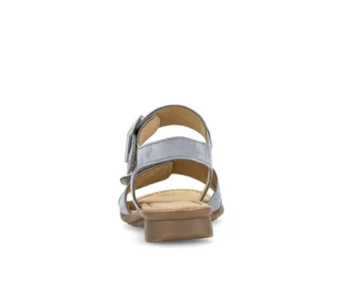 Sandal met riempjes blauw