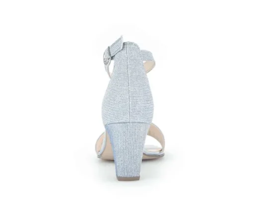 Sandal met riempjes blauw