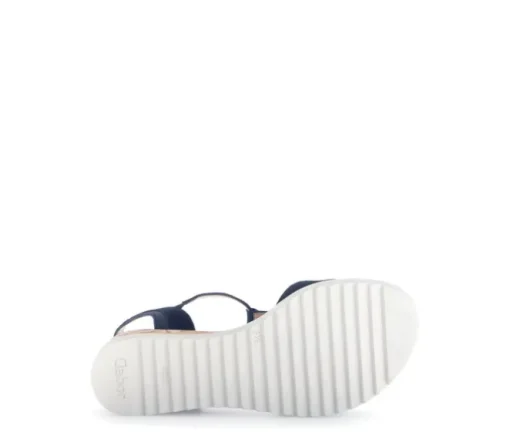 Sandal met riempjes blauw