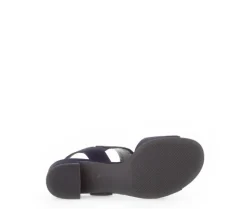 Sandal met riempjes blauw