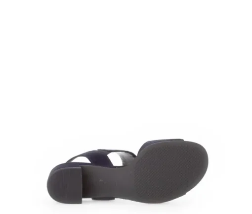 Sandal met riempjes blauw