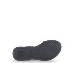 Sandal met riempjes blauw