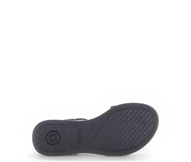 Sandal met riempjes blauw