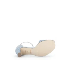 Sandal met riempjes blauw