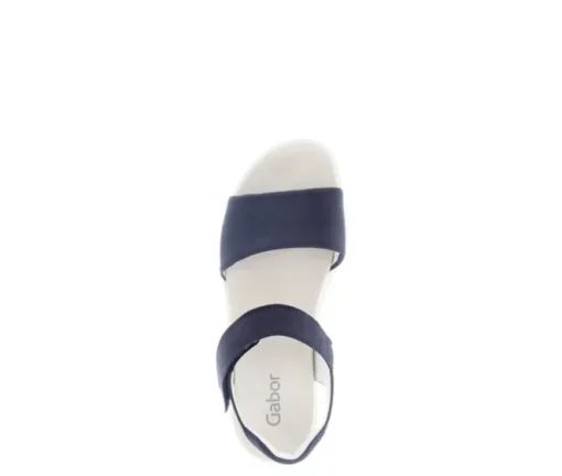 Sandal met riempjes blauw
