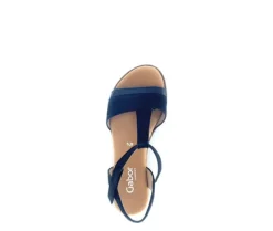 Sandal met riempjes blauw