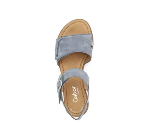 Sandal met riempjes blauw