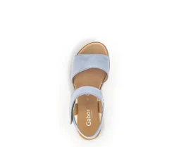 Sandal met riempjes blauw