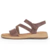 Sandal met riempjes bruin
