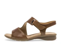 Sandal met riempjes bruin