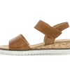 Sandal met riempjes bruin