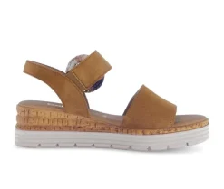 Sandal met riempjes bruin