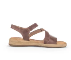Sandal met riempjes bruin