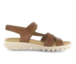 Sandal met riempjes bruin