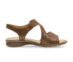 Sandal met riempjes bruin