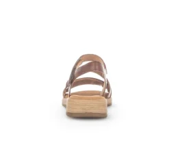 Sandal met riempjes bruin