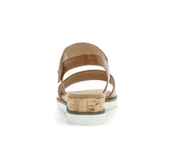 Sandal met riempjes bruin