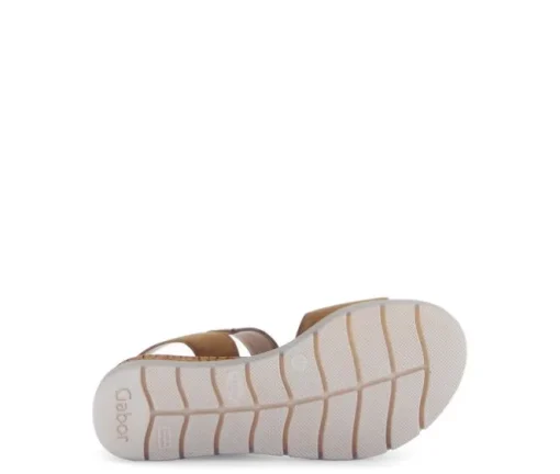 Sandal met riempjes bruin