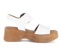 Sandal met riempjes crème