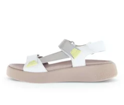 Sandal met riempjes goud