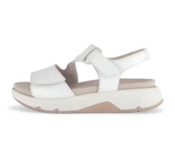Sandal met riempjes goud